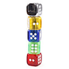 Shining Dice Shape Metal Gas Lighter