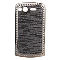Shining Electroplating Protective Case for HTC Desire S (Silver-gray)