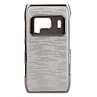 Shining Electroplating Protective Case for Nokia N8 (Silver)