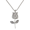 Shining Rose Zircon Necklace