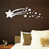 Shining Stars 3D Mirror Wall Stickers - Mirror Wall Stickers Shapes Study Room / Office / Dining Room / Kitchen