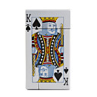 Shock-Your-Friend Shocking Poker Lighter(King of spades)