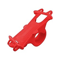 shockproof anti-shake silicone bike phone holder adjustable bicycle mount bracket for 4-6 smartphones miniinthebox