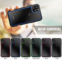 Shockproof Case For Apple iPhone 12 11 SE2020 Back Cover Solid Colored TPU / PC Case for for iPhone 12 iPhone 11 Pro Max 12 Mini XR XS Max SE2020 iPhone 8 Plus 7