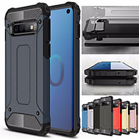 Shockproof Phone Case For Samsung Galaxy S10 Plus S10e S10 5G S10 Rubber Armor Hybrid PC Hard Cover For S9 Plus S9 S8 Plus S8 S7 Edge S7 TPU Case miniinthebox