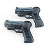 Shooting Equipment Gun Pistol Adapter for Motion Controller PS3 Move(Pair)