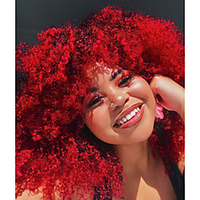 Short Curly Afro Wig With Bangs for Black Women Black Kinky Curly Hair Wig Afro Synthetic Heat Resistant Full Wigs miniinthebox