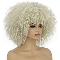 Short Curly Afro Wigs for Black Women 14