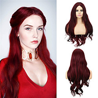 Short Curly Wigs Synthetic Wig Medium Length Heat-Resistant Fibre Glueless Hair for Women with Fringe Wig Cap 14 inches / 35.56 cm miniinthebox