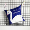 Short Plush Good Night Series Cartoons Printing Simple Modern Style Pillow Case Cover Living Room Bedroom Sofa Cushion Cover