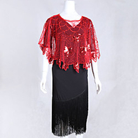 Short Sleeve Capes Polester / Cotton Blend Party / Evening / Office / Career Women