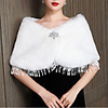 Short Sleeve Coats / Jackets Faux Fur Party / Evening Women