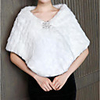 Short Sleeve Coats / Jackets Faux Fur Party / Evening Women