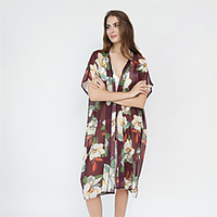 Short Sleeve Shawls / Flower Terylene Honeymoon / Holiday Shawl Wrap / Women