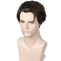 Short Straight Reality Wig Halloween Costume Wig (Natural Brown) miniinthebox
