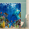 Shower Curtains Hooks Classic Polyester Novelty Machine Made Waterproof Bathroom