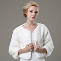 Shrugs Faux Fur Wedding / Party Evening / Casual Fur Coats With