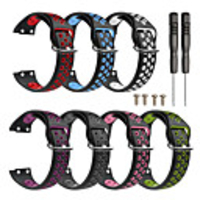 Silica Gel Watch Band Strap for Forerunner 35 23cm / 9 Inches 2.3cm / 0.91 Inches
