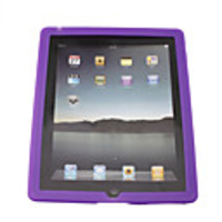 Silicon Case for Apple iPad 2 (Purple)