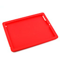 Silicon Case for Apple iPad 2 (Red)