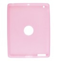 Silicon Case For Apple iPad2 With A Hole In The Back (Pink)