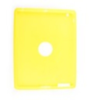 Silicon Case For Apple iPad2 With A Hole In The Back (Yellow)