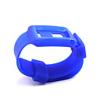 Silicon Sports Watch Band Wrist Strap For iPod Nano 6 - Blue
