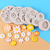 Silicone Baking Molds Flower Shape Series Chocolate Fondant Cakes Decor Baking Molds