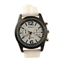 Silicone Band Classic Preppy Style Men Women Boy Girl Sport Wrist Watch