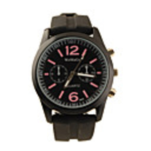 Silicone Band Classic Preppy Style Men Women Boy Girl Sport Wrist Watch