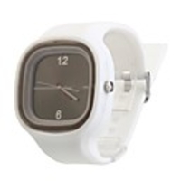 Silicone Band Fashion Women Men Unisex Casual Jelly Sport Watch - Black