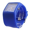 Silicone Band Fashion Women Men Unisex Casual Jelly Sport Watch - Blue