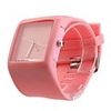 Silicone Band Fashion Women Men Unisex Casual Jelly Sport Watch - Pink