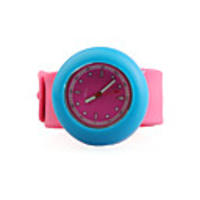 Silicone Band Fashiona Men Women Children Unisex Casual Jelly Clap Watch