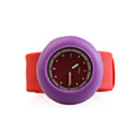 Silicone Band Fashiona Men Women Children Unisex Casual Jelly Clap Watch