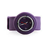 Silicone Band Fashiona Women Casual Jelly Clap Watch - Purple