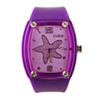 Silicone Band Twinkle Star Pattern Crystal Lady