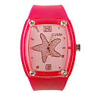 Silicone Band Twinkle Star Pattern Crystal Lady