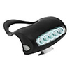 Silicone Bicycle 5-LED Warning Light (Black)