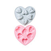 Silicone Cake Mold 6 With 3D Small Love DIY Aromatherapy Gypsum Glue Mold