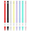 Silicone Case for Apple Pencil 2nd Generation Holder Sleeve Skin Pocket Cover Accessories Kit for iPad Pro 11 12.9 inch 2018 Cute Soft Grip Pouch Cap Holder and 2 Protective Nib Covers