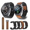 Silicone Leather Watch Band for Samsung Galaxy Watch 3 45mm / Galaxy Watch 46mm / Gear S3 Classic / Gear S3 Frontier Replaceable Bracelet Wrist Strap Wristband