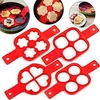 Silicone Mold Pancake Maker Nonstick Cooking Tool Eggs Molds Maker Egg Cooker Pan Flip Kitchen Baking Tools miniinthebox
