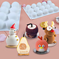 Silicone Molds 3D Ball Egg Truffle Chocolates Mold For Baking Cake Decorating Tools Mousse Ice Cream Pudding Mould