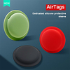 Silicone Protective Case For Airtags Key Finder Cover Anti-lost Protective Sleeve Back Adhesive Mount Soft Cover For Apple Airtags Accessories miniinthebox