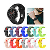 Silicone Sport Wristband Wrist Band Strap for Samsung Galaxy Watch 46mm / Gear S3 Frontier / Gear S3 Classic