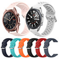 Silicone Watch Band Strap For Samsung Galaxy Watch 3 41mm / 45mm Galaxy Watch Active 2 40mm 44mm Replacement Watchband For Samsung Galaxy Watch 42mm