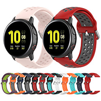 Silicone Wrist Strap Watch Band for Samsung Galaxy Watch 42mm / Galaxy Active 2 42mm 44mm / Galaxy Active R500 / Gear S2 Classic / Gear Sport Replaceable Bracelet Wristband miniinthebox