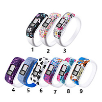 Silicone Wristband Strap for Garmin Vivofit JR JR2 vivofit 3 Activity Tracker Replacement Large/Small Sports Watch Bracelet Band