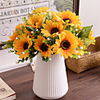 Silk Pastoral Style Tabletop Flower 1